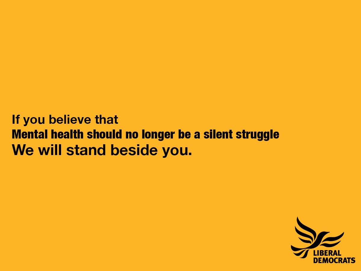THLDs's tweet photo. If you believe that mental health should no longer be a silent struggle #WeWillStandBesideYou https://t.co/uzNqAhMfl7
