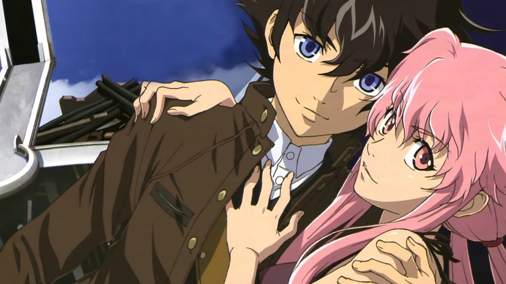 rt_animescenes's tweet photo. Yuki and Yuno (Mirai Nikki) https://t.co/E7HubsLJUC