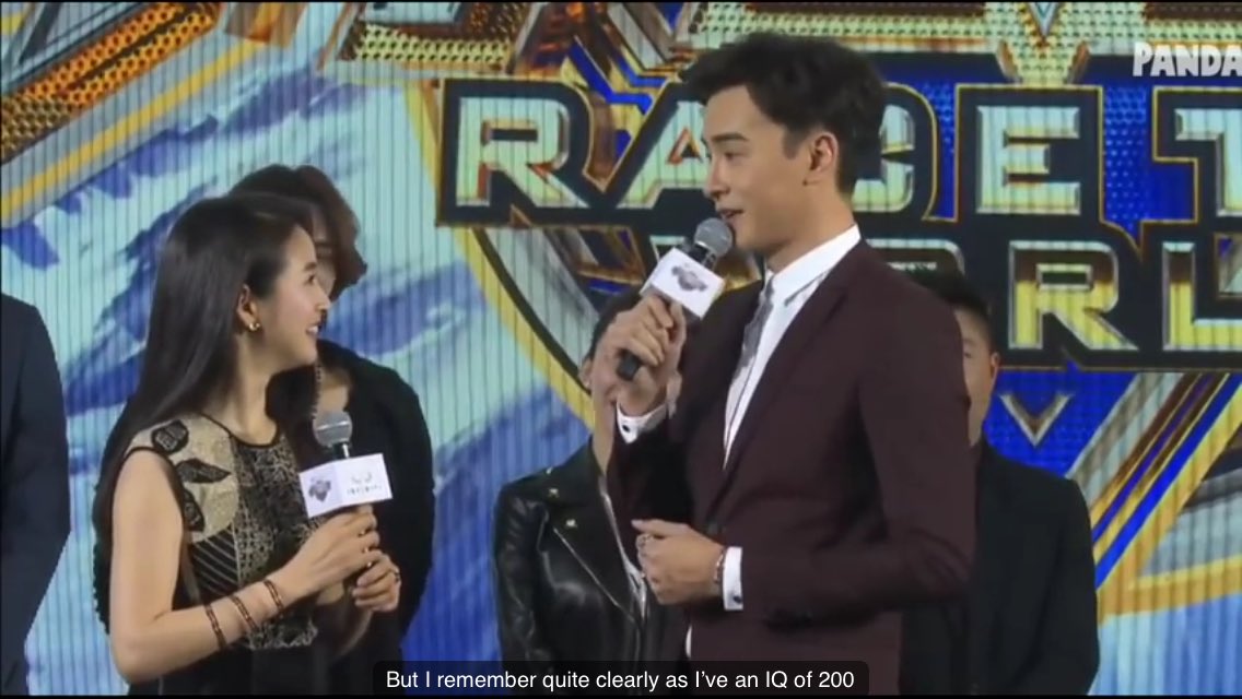 SMilkdrama's tweet photo. (2/2) #JoeCheng &amp; #ArielLin in "Race the World" presscon giving fan service https://t.co/zDGicapqEQ you're welcome! https://t.co/sNQUdZR2IH
