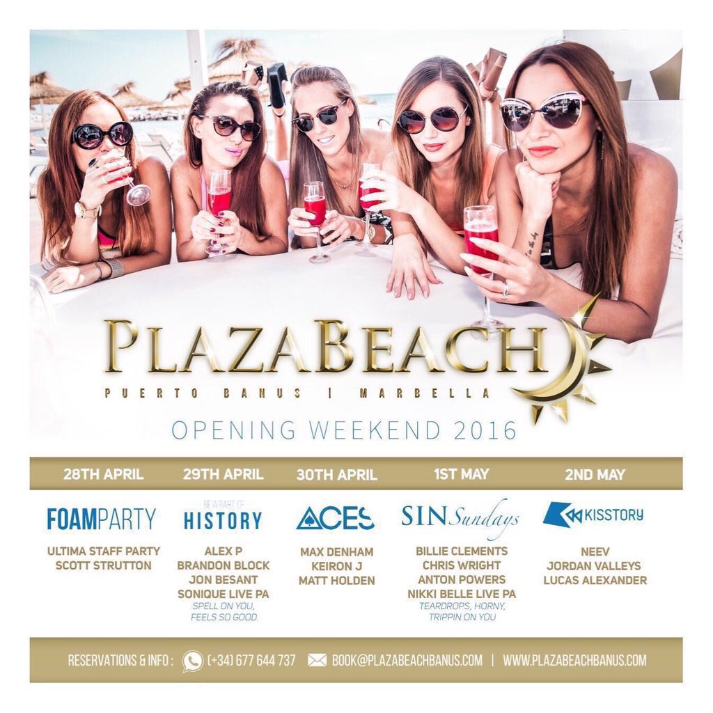 PlazaBeach_'s tweet photo. **OPENING WEEKEND 2016**

4 weeks away until we reveal @PlazaBeach_  for Summer16

#marbs

📧book@plazabeachbanus.com https://t.co/Nqh3XmXIdN