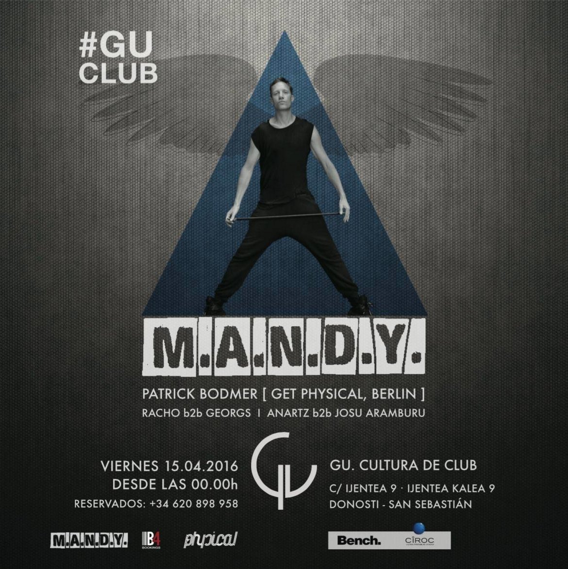 #GUclub

VIERNES 15 ABRIL  I   M.A.N.D.Y. en <a href="/gusansebastian/">GU San Sebastián</a> 

#clubbing  #donosti