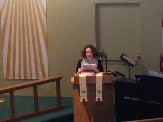 SaintMarksErie's tweet photo. Kristen leads us through the story of Saul. #3Easter #betransformed https://t.co/MOjkTuYhrj