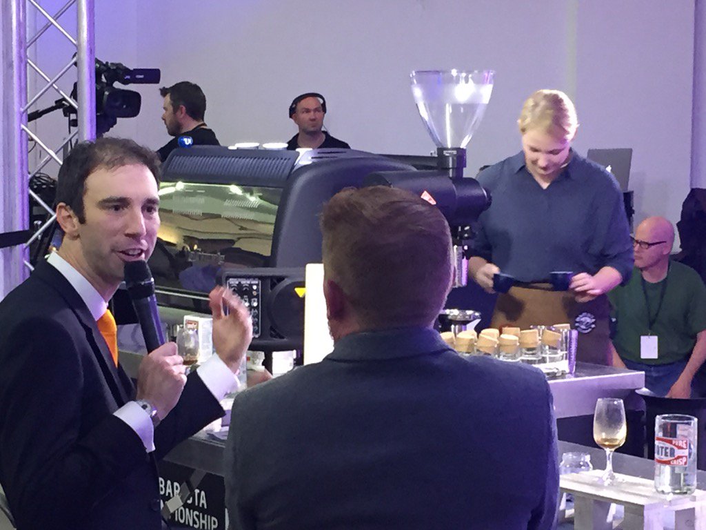 25zola25's tweet photo. The socks were a bit of a disappointment this year but boy that tie @HowardCoffee @GrumpyMule @LdnCoffeeFest https://t.co/CUTtvo2ouk