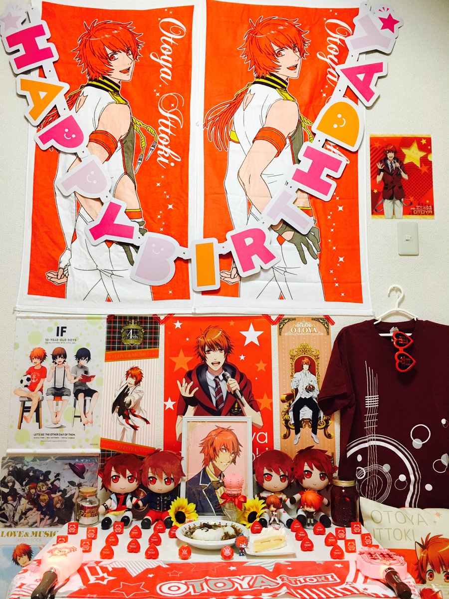 su_730's tweet photo. 音也誕生日おめでとう🎂🎉💓

いつも元気で明るくて何事にも一生懸命な音也が大好きです
これからも変わらない太陽みたいな笑顔を見せてください

ずっとずっと応援してるよ！

生まれてきてくれてありがとう！

#一十木音也生誕祭2016 https://t.co/o1xzsXXfXI