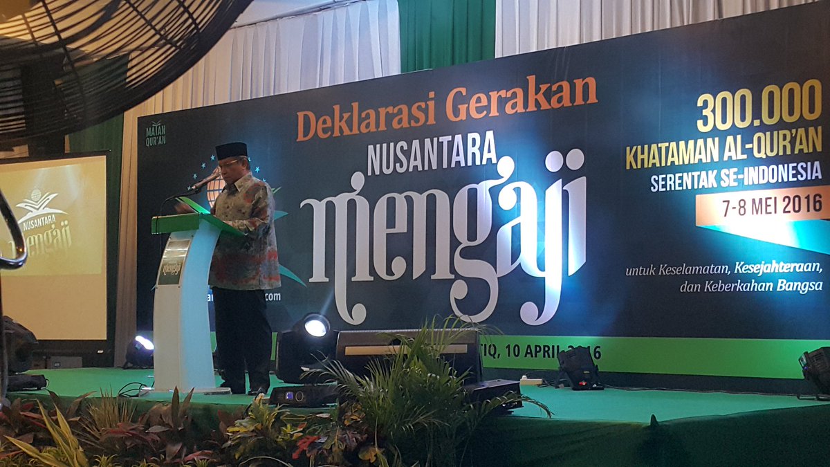 Tausiyah dari Ketum PBNU KH <a href="/saidaqil/">Said Aqil Siroj</a> dlm Deklarasi #NusantaraMengaji yg diinisiasi oleh <a href="/cakiminpkb/">Cak Imin</a> | <a href="/nu_mengaji/">Nusantara Mengaji</a>