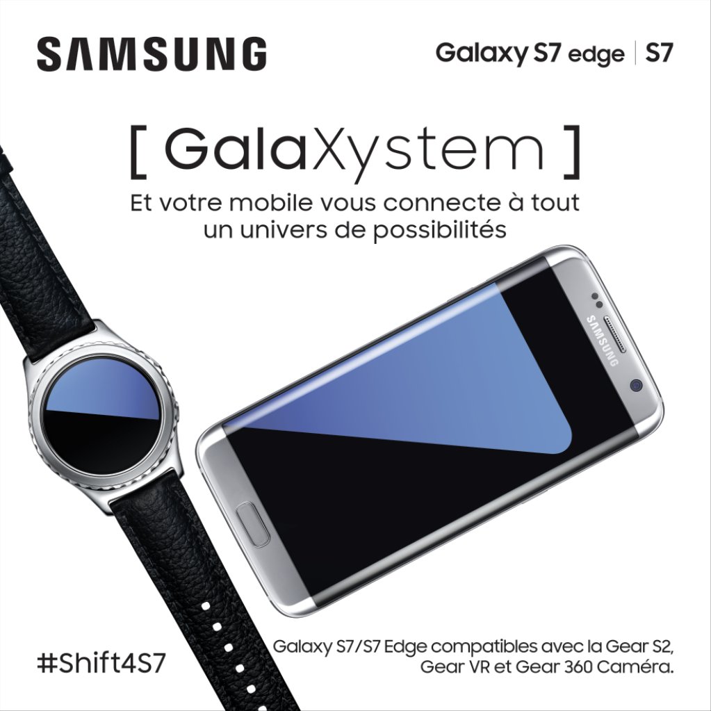 SamsungMaroc's tweet photo. Découvrez tout un univers de possibilités #Shift4S7 #GalaXystem #Gear360 #GalaxyS7 #GearVR https://t.co/vscOA3vpIp https://t.co/OJMzZnpk1A