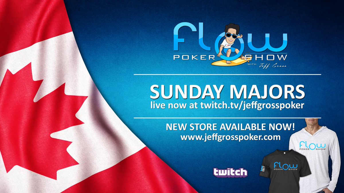 JeffGrossPoker's tweet photo. $2100 Mountain Series and Sunday Majors @PokerStars ! LIVE NOW @TwitchPoker ! https://t.co/o3YrcLzJl2 https://t.co/tlf333nzdI