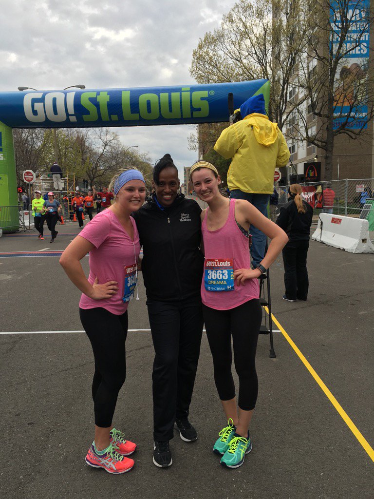 MahaffeyBrian's tweet photo. Run a Half Marathon; Pic with Greatest Athlete of the 20th Century: Proud of Sami &amp; Dreama @gomarathon https://t.co/MWLP28kC7c