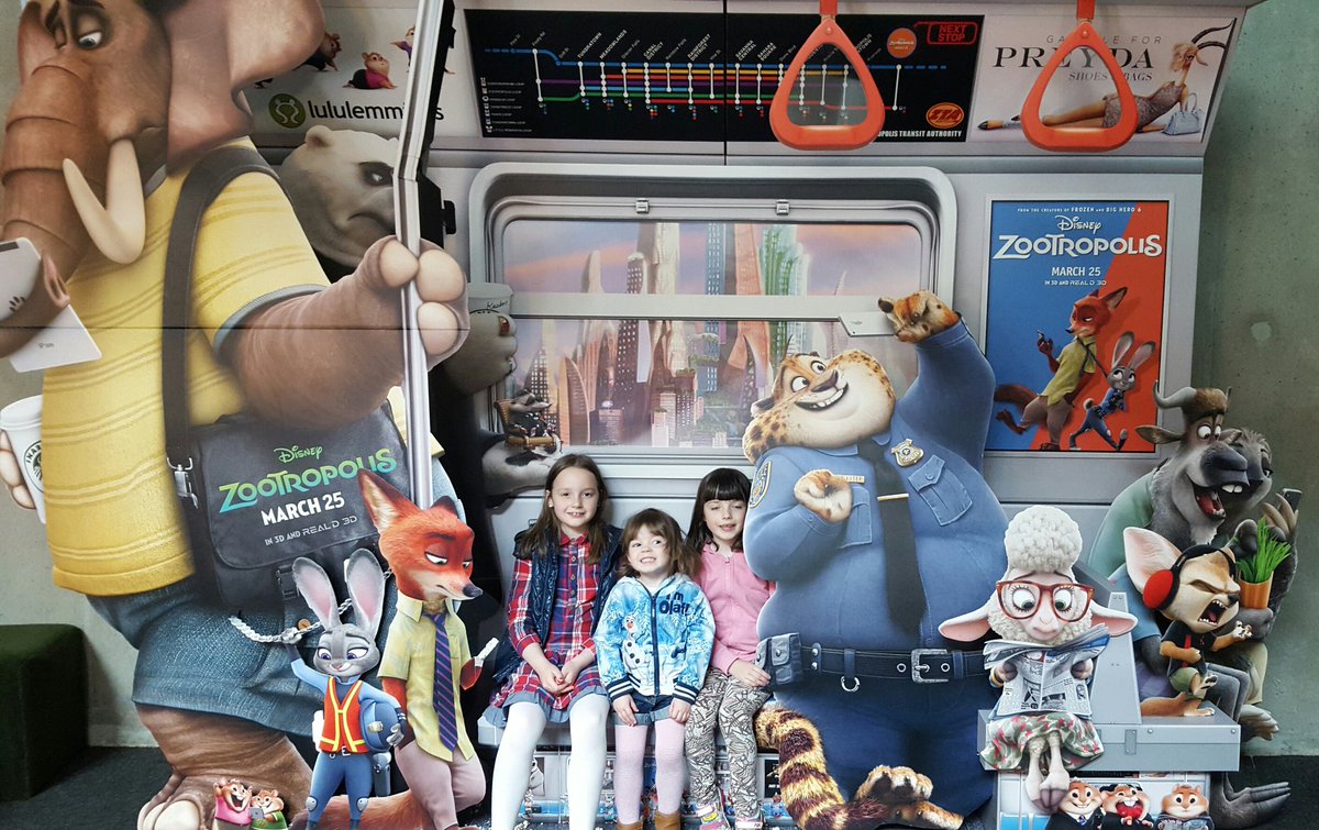 CerriAdkins's tweet photo. Just been to see the best movie out right now! #Zootropolis #HackneyPH @HackneyPH https://t.co/S34VfULmzk