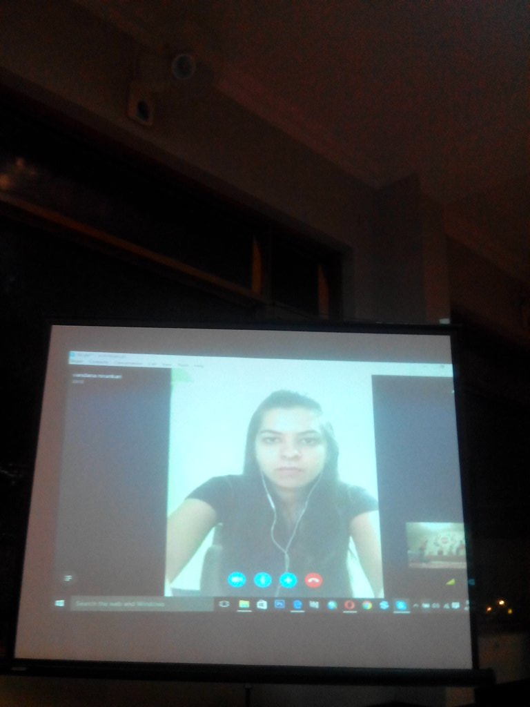 #VandanaNirankari from India on Skype.  #LahootiMelo2016