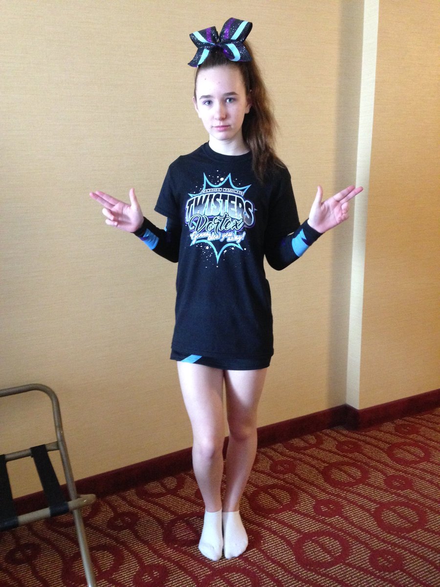 jess_bileski's tweet photo. Ready to go for day 2 πͺπΌ #toomuchsass #cheerevolutionNationals https://t.co/gXmjbkYRAD