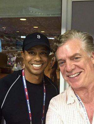 Thompylikewingy's tweet photo. @LeBatardShow a golf legend. And tiger woods. https://t.co/dWKbC9ED1U