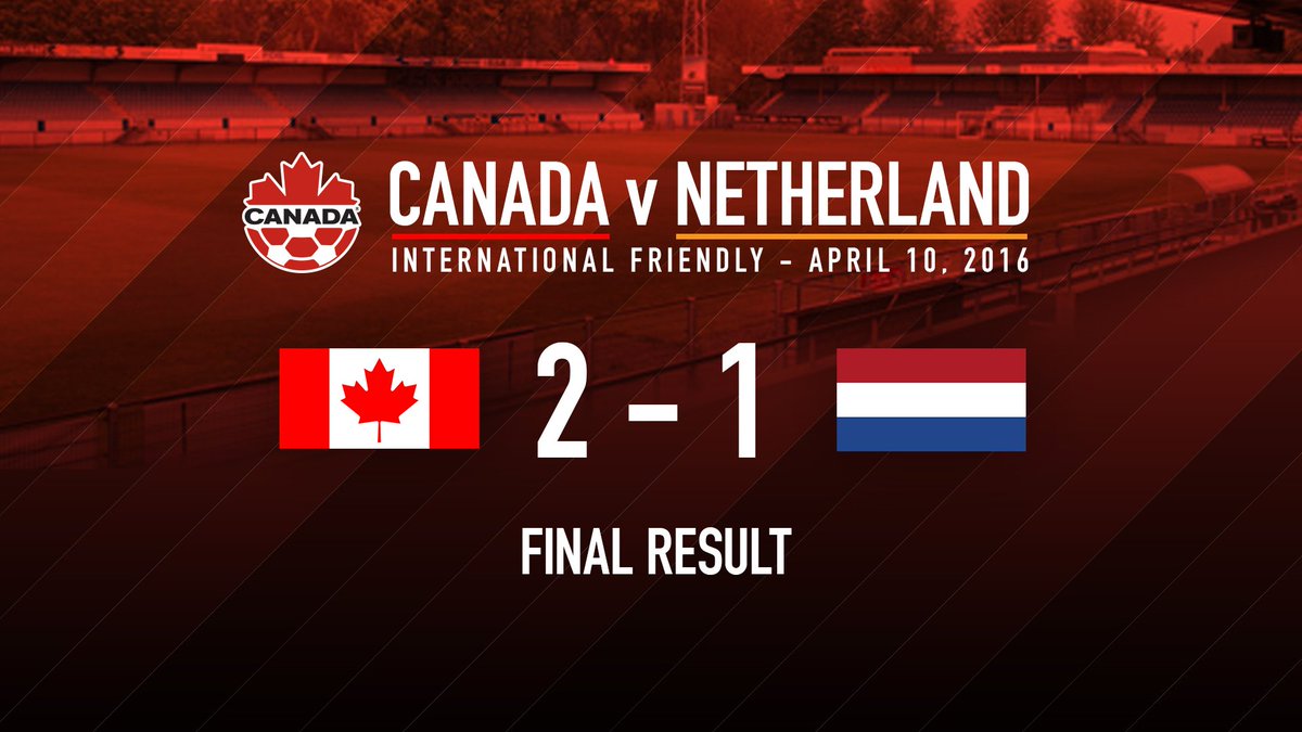 Final Result #CanWNT #CanadaRED