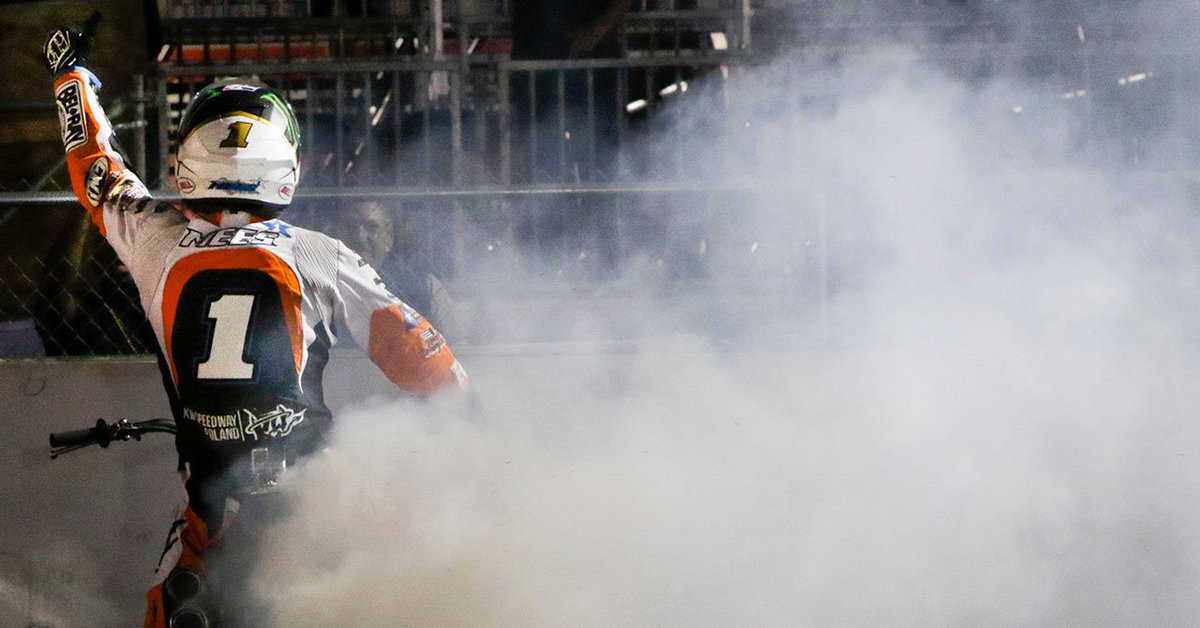 "This place owed me big time." <a href="/JMees1/">Jared Mees</a>'s <a href="/TexasFlatTrack/">Lone Star Half-Mile</a> win moves champ into third overall <a href="/AMAProFlatTrack/">Ava ETC</a> points.