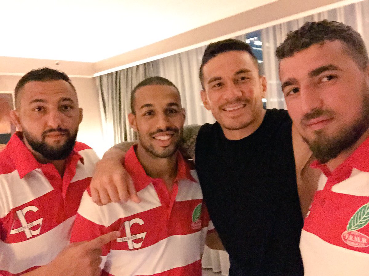 SonnyBWilliams's tweet photo. Finishing the weekend off hanging out with my brothers from Morroco 🏉🏉 https://t.co/U8sVRSlS05