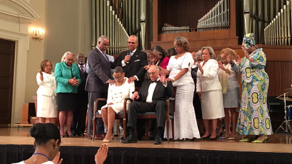 MCNAATriangle's tweet photo. The "Coalition of the Faithful" @SpelmanCollege #SpelmanInauguration #Spelman10thPres #SpelmanForEquality https://t.co/tNlH80nXps