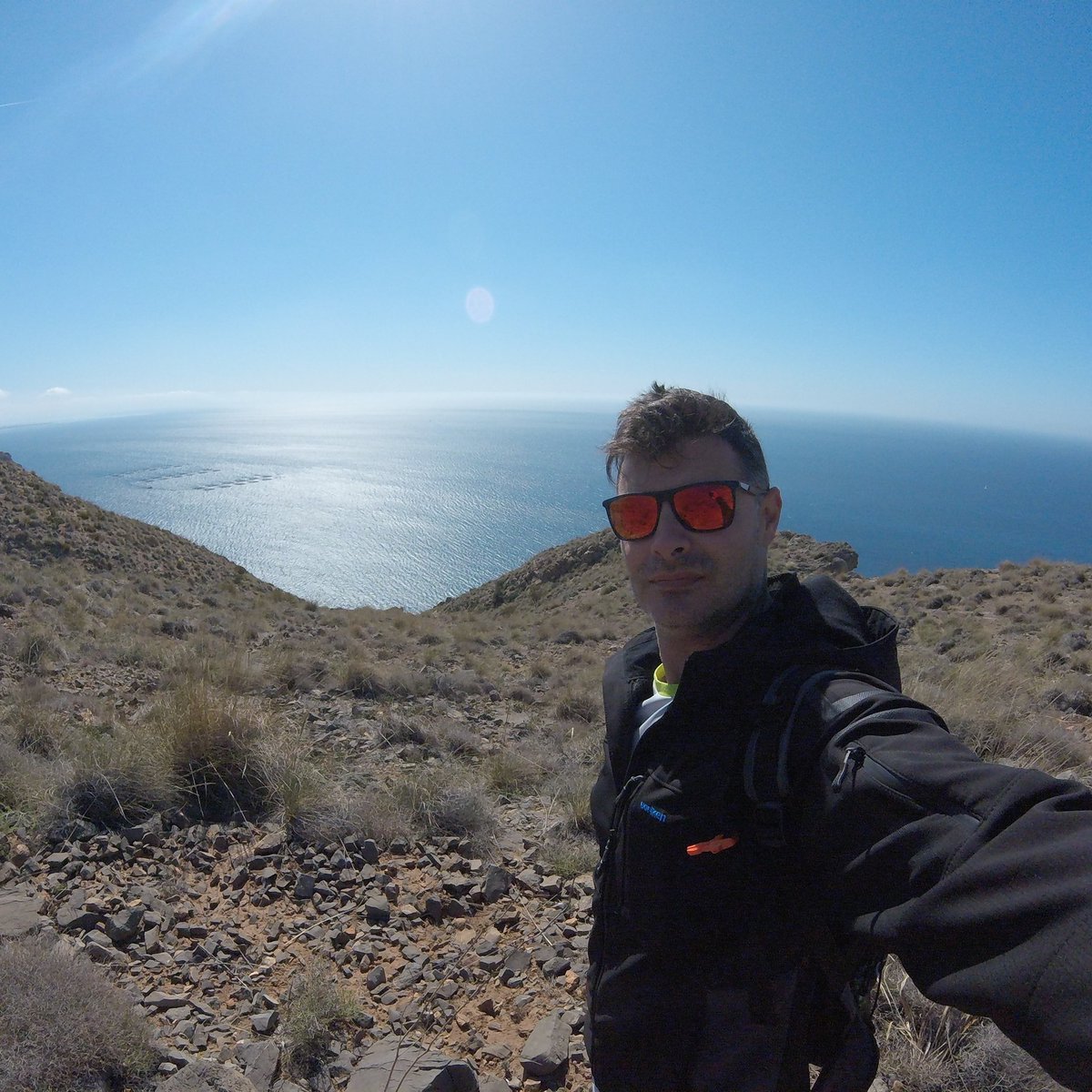 MoveTheFeet's tweet photo. Un gustazo poder hacer #senderismo por lugares de #Almería que tienen estas vistas. #Blogger #Weekend #GoPro. https://t.co/vRLR7YpZJx