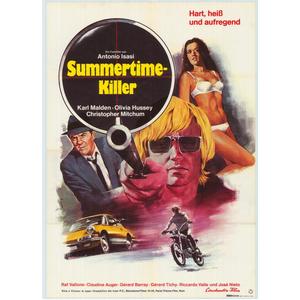 Another #SummertimeKiller postr feat #KarlMalden #ChrisMitchum #RafValone &most importantly our own @OliviaHusseyLA