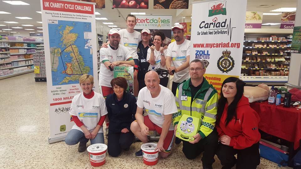 amigocycling's tweet photo. @RogerbowenTax @williamshefin @Scarlets1975Ken great effort  raised £900 our 24 spin #Tesco  for #charity #cycling https://t.co/3O4bvBhQ1I