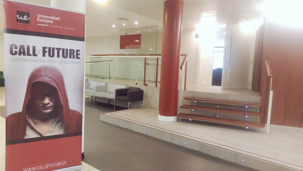 UEuropea's tweet photo. ¡Ya tenemos todo preparado para la clausura del #CallOfFuture16 en el #CampusVillaviciosaUEM! https://t.co/nVtDvCoTQT