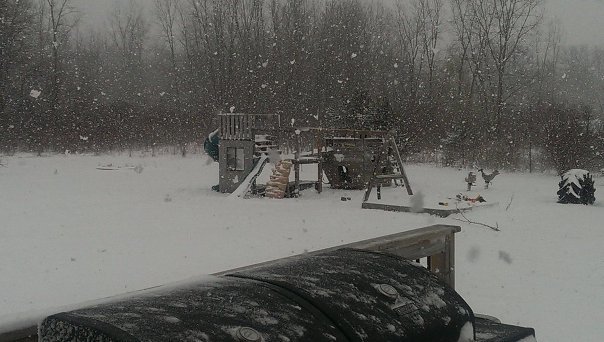 FentonrecTim's tweet image. Mother Nature, what did I do? I'm sorry. Really I am. It's not supposed to be like this on April 10 in Gaines Mi.