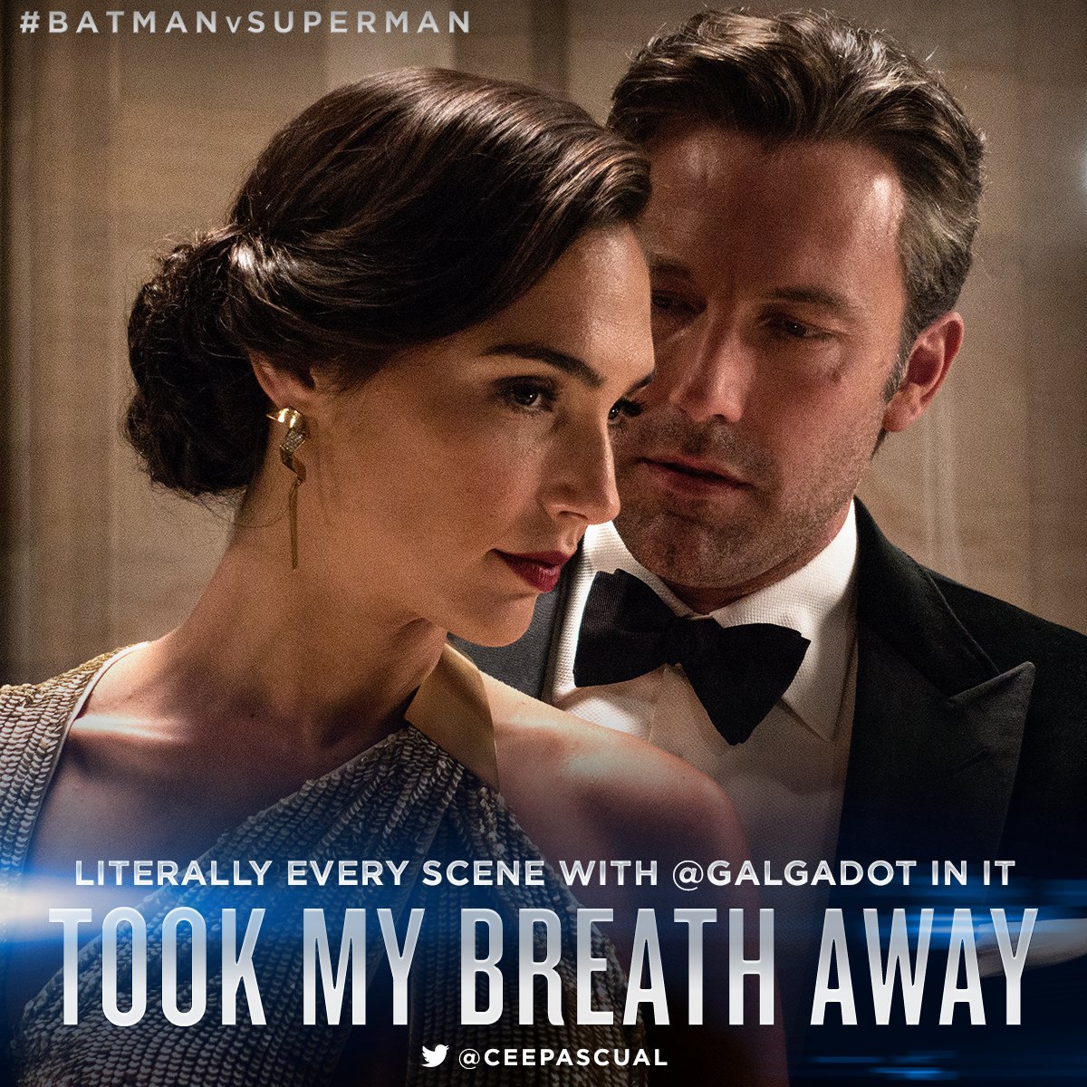 BatmanvSuperman's tweet image. See @GalGadot as Wonder Woman in #BatmanvSuperman gwi.io/getbvstix