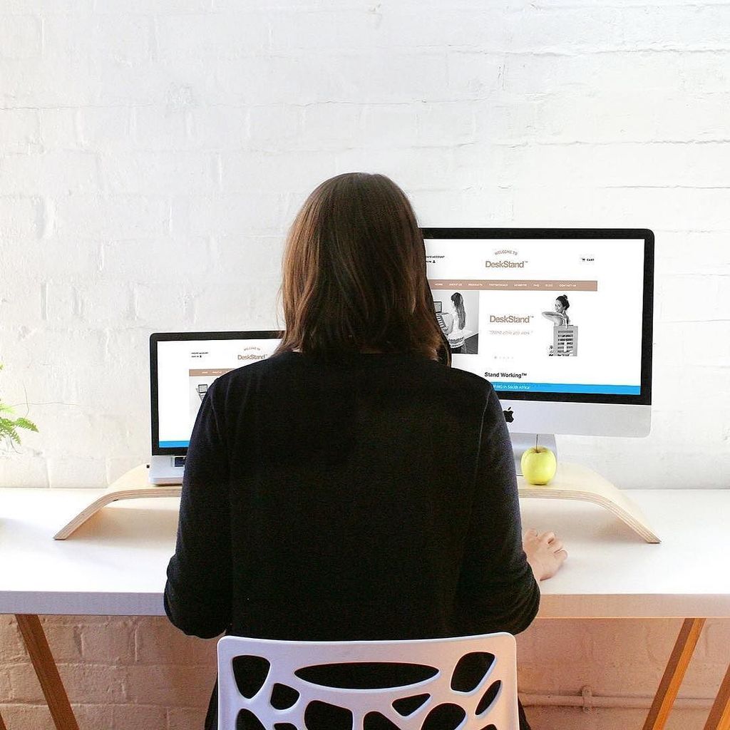 Beauty has a NEW name. Hello, CurveStand! Order yours here: deskstand.co #monitorstand