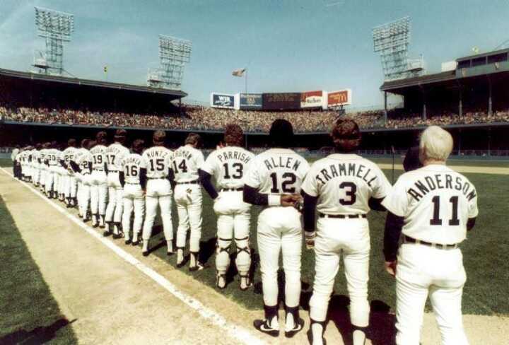 1984 Detroit Tigers on Twitter: "4/10/1984: Home opener at Tiger ...