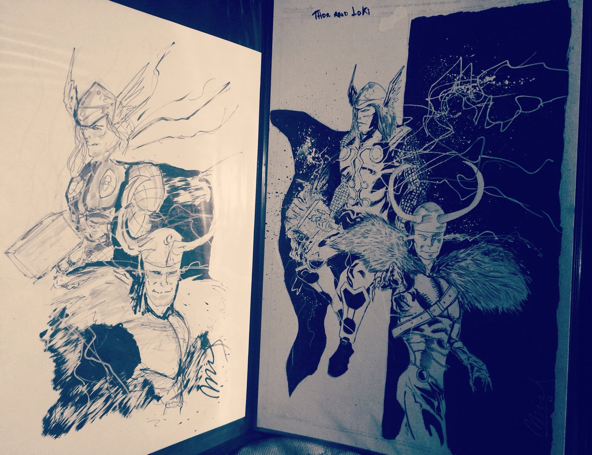 palop_art's tweet photo. Old Commision Thor/Loki.
#Thor #loki #Marvel #comics #comicbook #sketch #Marveluniverse #Avengers #illustration https://t.co/fFHh624Uvg