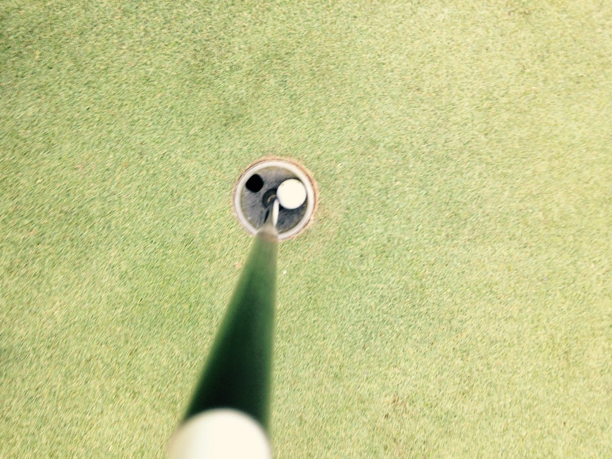This is the view that every player wants to see today at Augusta! The ball at the bottom of the cup! <a href="/mental/">billy</a> game!