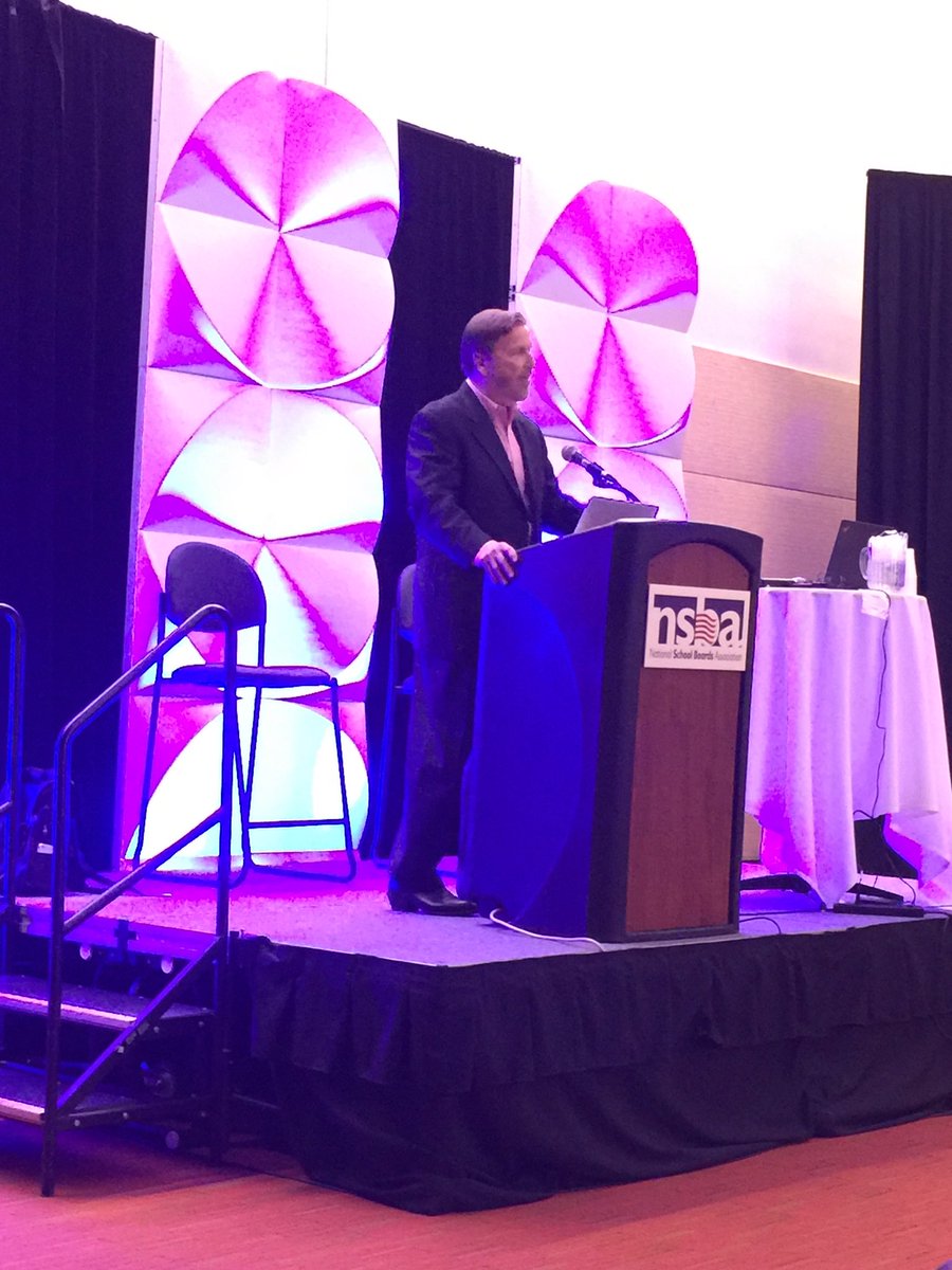 LoudounSupe's tweet photo. @MGSD_Mark doing (another) great job making connections between instruction, dig learning &amp; culture #NSBAConf https://t.co/XKnboP0GAk