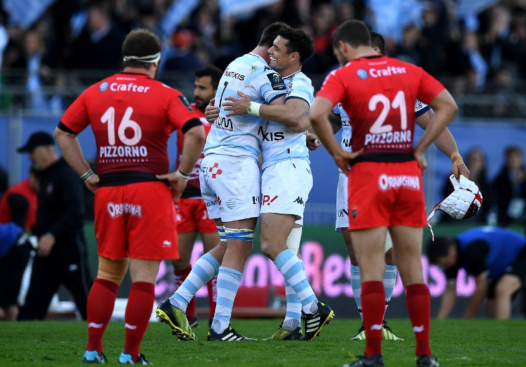 YahooSportFR's tweet photo. #RACRCT Le Racing élimine Toulon et s'offre une première demi-finale de Coupe d'Europe https://t.co/vJFdkuBQti https://t.co/zf0n4Tirdy