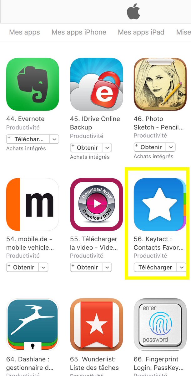 Keytact's tweet photo. We're in #top100 in Productivity section in #AppStore https://t.co/ijK6xhNw8H between @evernote @Wunderlist Thanks:) https://t.co/W9dhlcUGLs
