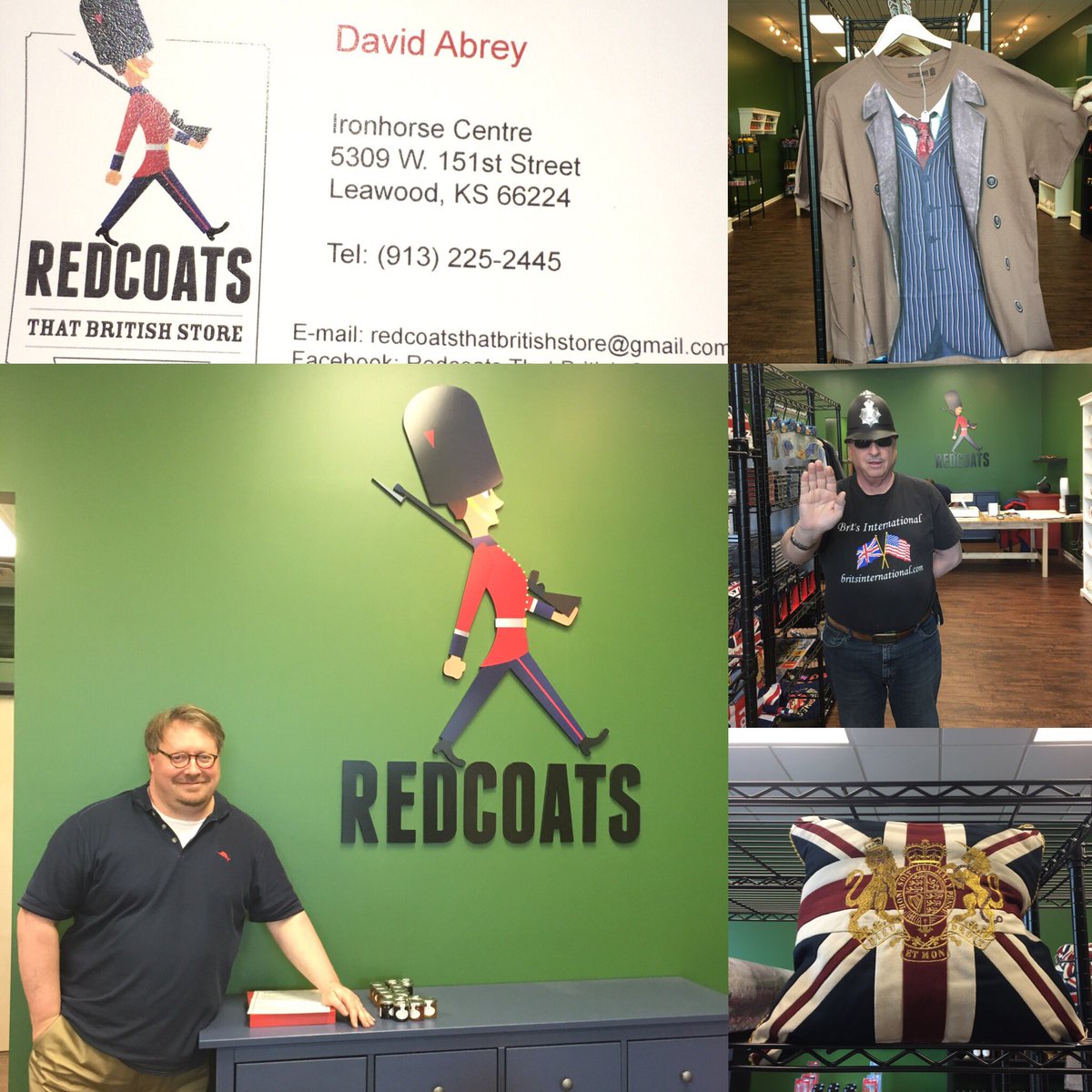 KCGala's tweet image. We stopped at Redcoats in Leawood a few days ago. The new British shop is a great shop. Lots of great British gear