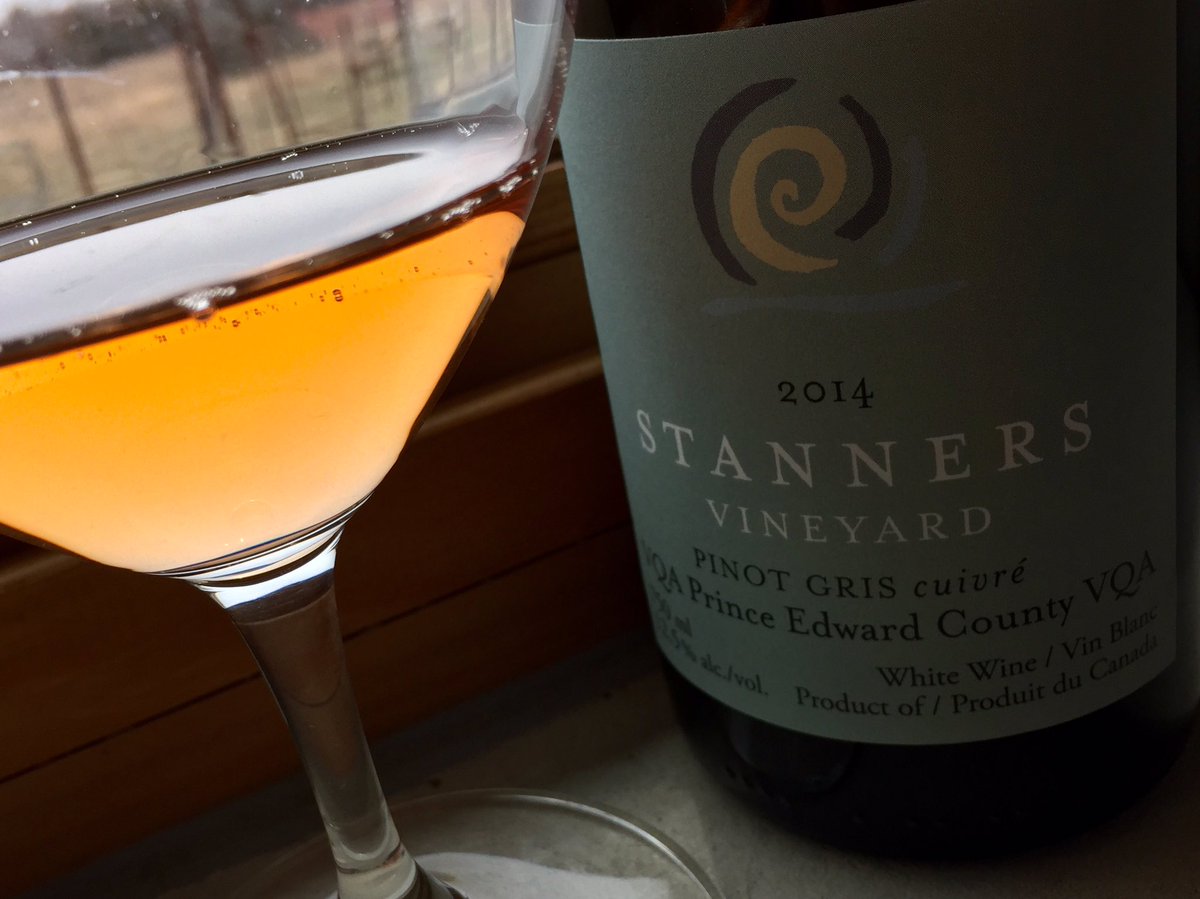 It's back &amp; it sells out fast! <a href="/StannersWines/">Stanners Vineyard</a> #PinotGris cuivré #VQA #PrinceEdwardCounty