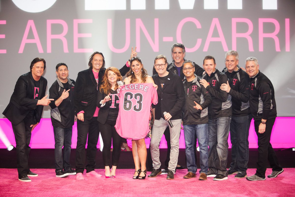 JohnLegere's tweet photo. Re-living @tmobile #winnerscircle in #vegas with the best of the best! Congrats to you all and THANK YOU!! https://t.co/vxKqcwlIOI