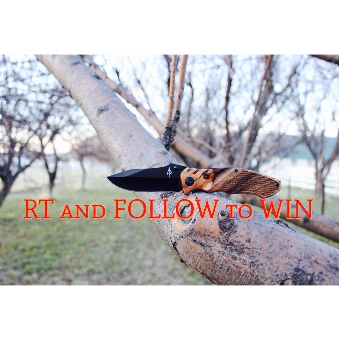 Apachepine's tweet photo. CONTEST! Follow instructions on the photo and we will giveaway our new Bush Knife! Contest ends Monday evening 🙌🏼 https://t.co/64SVYguvHP