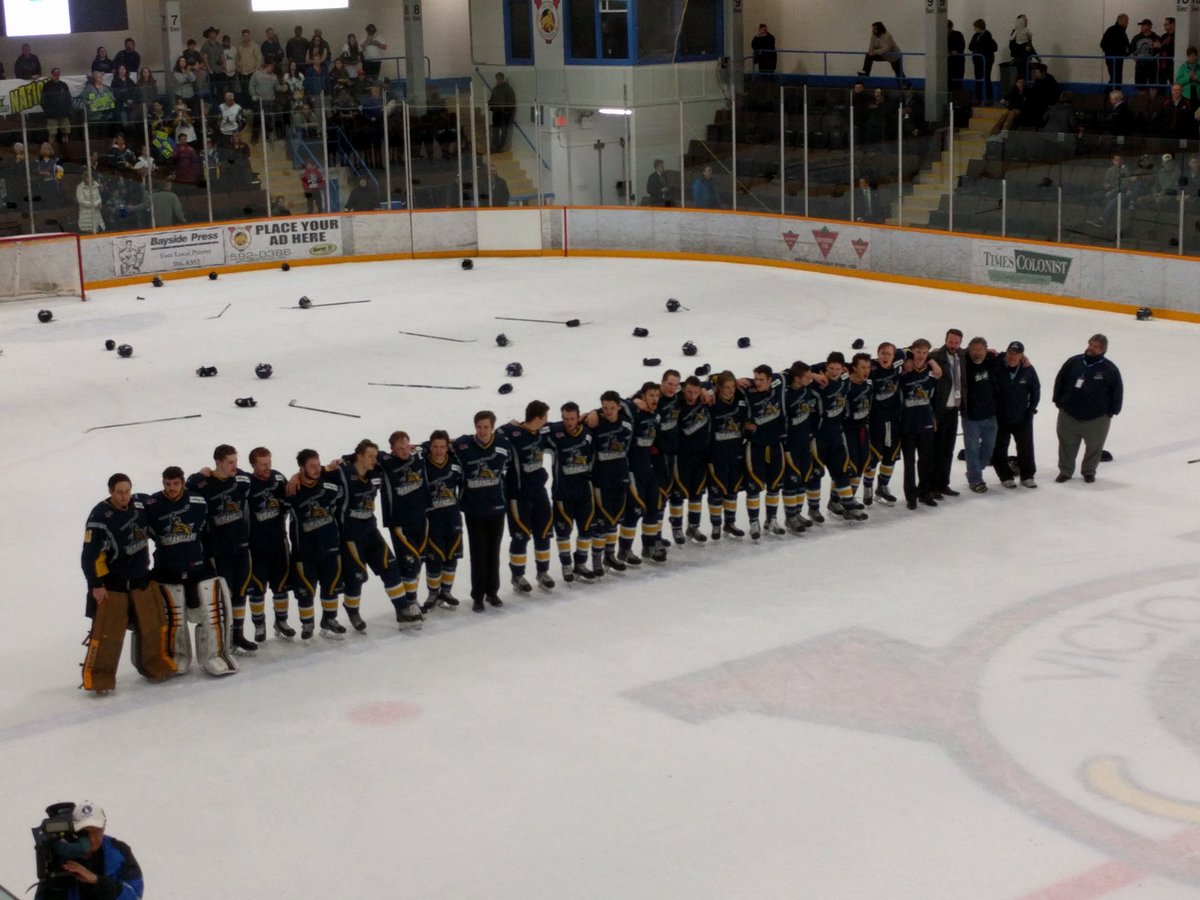 CTC2016Victoria's tweet photo. I present the 2016 Cyclone Taylor Cup Champion Wranglers https://t.co/LNhqg3sz9X