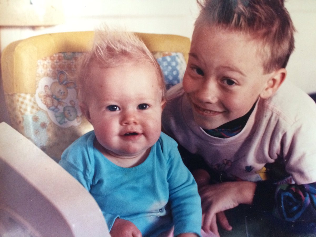 JSteeleCD's tweet photo. @madeleine_rae I just found out #NationalSiblingDay was a thing, so in honor..   My awesome sister and I. https://t.co/9lzP4K7VJL