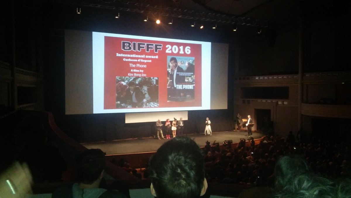 bifff_festival's tweet photo. The winners

Special mention: the arty
Silver raven: seoul station
Silver raven: the phone
Golden raven: I AM A HERO https://t.co/2QomFi0MFQ