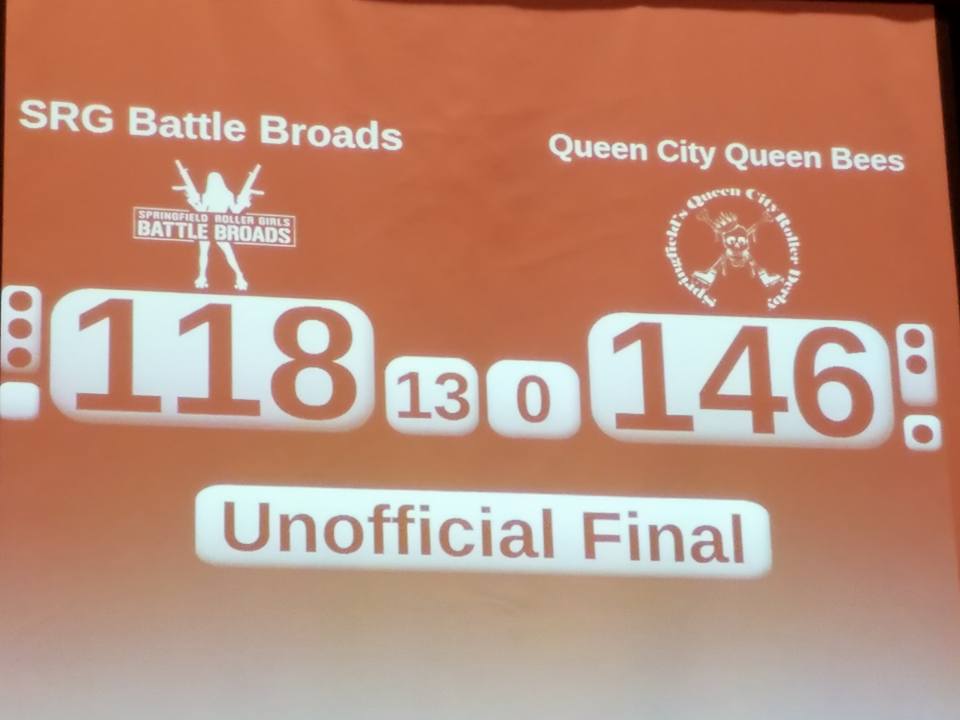 SQCRD's tweet photo. Yesterday @SQCRD had its first ever bout against the Springfield Roller Girls and won! https://t.co/IhexcEI7KE