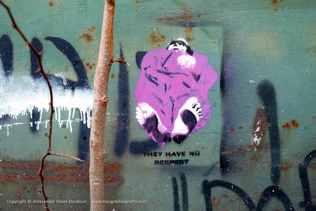 BGgrafiti's tweet photo. THEY HAVE NO RESPECT

https://t.co/wTzr0S9vB0 #BeogradskiGrafiti #StreetArt #Graffiti #Beograd #Belgr… https://t.co/DjmyPBqhSf