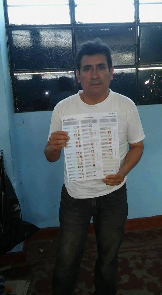 Urgente, entrgaron cédulas marcadas con la K en #Chiclayo #Peru facebook.com/Anons.Pe/posts…