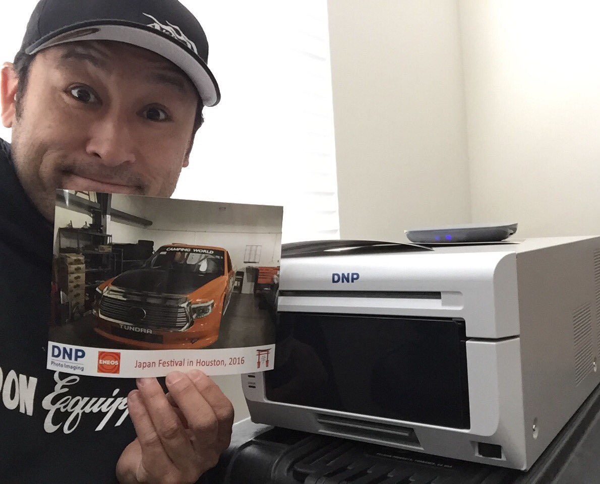 AkinoriOgata's tweet photo. Testing @DNPPhoto #DS620A printer for this weekend event @Japan_Fest looks good! https://t.co/2mZamEaE0h