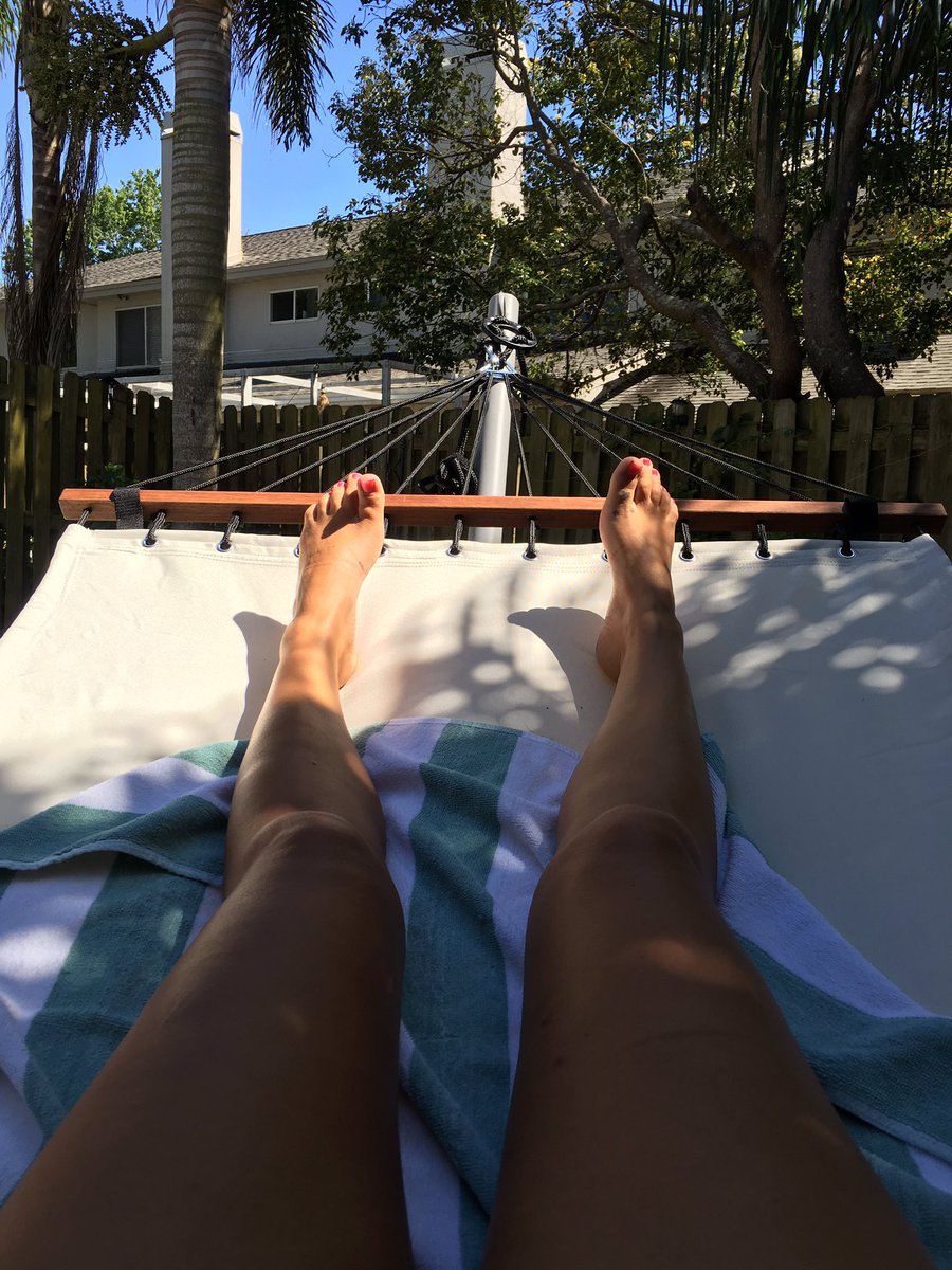 EleeBlu's tweet image. #SundayFunday on my new @IKEAUSA hammock. #smallbackyard #solutions