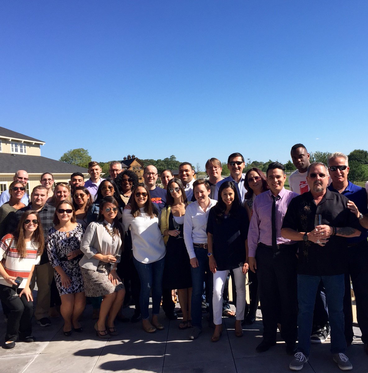 HyattTysons's tweet photo. Remembering our first team outing in gorgeous Northern VA countryside! Celebrating #HyTyOneYear #hyatttysons https://t.co/VBZX7dima8