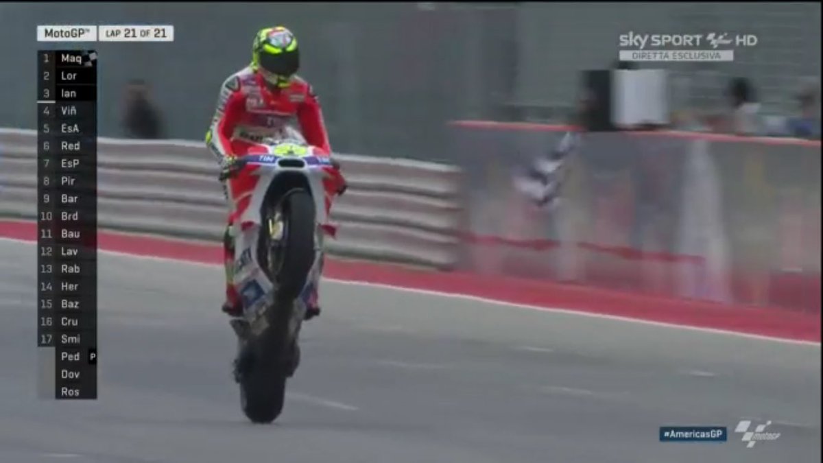 MauroScinto's tweet photo. #AI29 si prende il primo podio stagionale: la sua DucatiMotor è 3ª nell'#AmericasGp. #FastinTexas #SkyMotori https://t.co/HSDa6zNJwP
