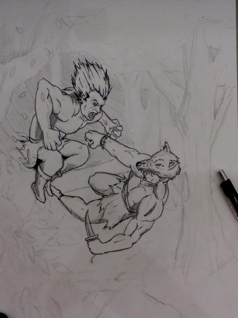 MonkeyOs's tweet photo. Doing some work at @BCTC2016. Had a great time and it's winding down. #ComicCon #comics #pencil #inking @RayDillon https://t.co/hzBCKzlU8K
