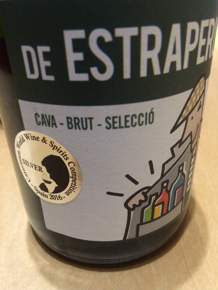 AbadVins's tweet photo. El #cava #deestraperlo de #Cardedeu De la @bodega de l'estalvi #medalladeplata en els #premis #catavinum2016 https://t.co/lIoXm7hn56