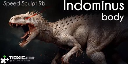 Animate_3D's tweet photo. Part 2: #SpeedSculpting the body of an #IndominusRex. #5Stars #3DModeling #zBrush #unidigadv https://t.co/F8dkSXW8Ue https://t.co/QhraHgCltj